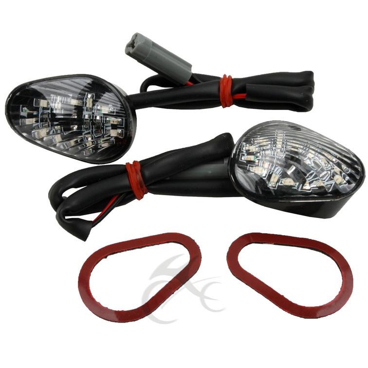 Clear flush mount led signals for yamaha yzf r6 yzfr6 03-12 yzf r1 yzfr1 02-12