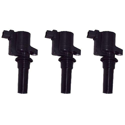 Ignition coil - set of 3 - jaguar s-type lincoln ls - 3.0l v6 dg-517 - new