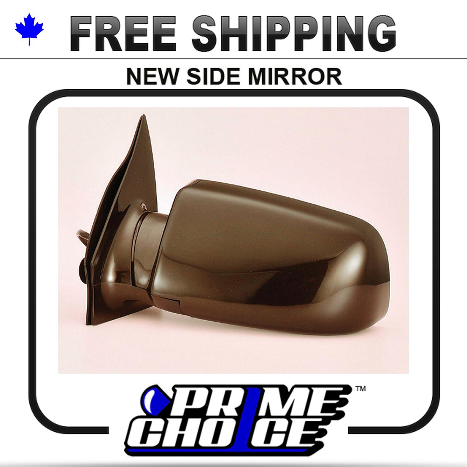 New power gloss black driver side view mirror 1993-98 astro/safari van left door