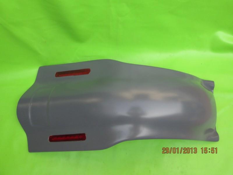 New stretched rear cover fender for harley touring 09-12 no exhaust cutouts