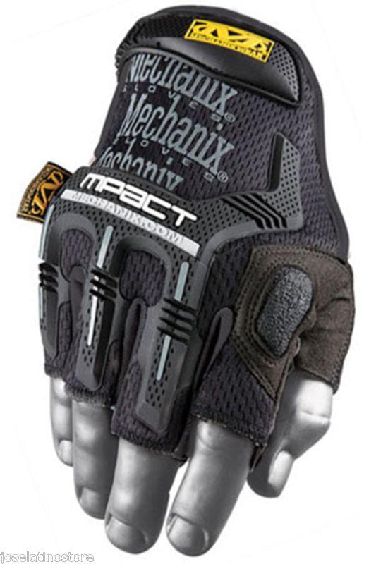Mechanix authentic mpact fingerless safety gloves m-l-xl-xxl new! fast shipping!