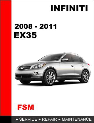 Infiniti ex35 2008 - 2011 factory service repair shop manual access in 24  hours