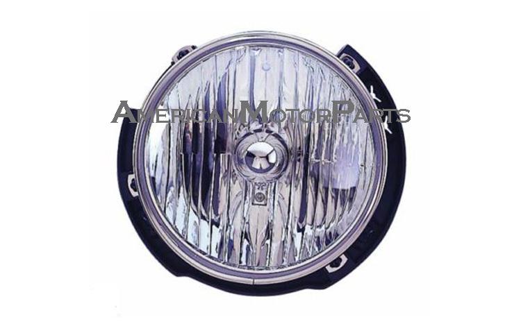 Left driver side replacement headlight 07-08 jeep wrangler - 55078149aa