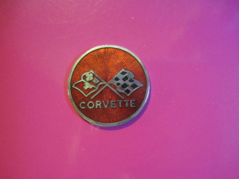 Corvette flags  - hat pin, tie tac, lapel pin (r)