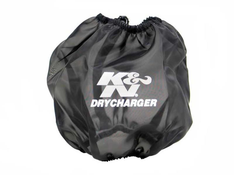 K&n filters rf-1042dk - drycharger filter wrap; black; round tapered; b 7.5 x t