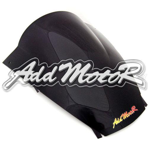 Motorcycle windscreen windshield fit zx-12r zx12r 02-05 black ws4014