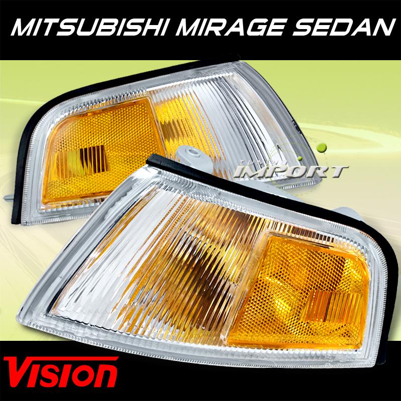 Mitsubishi 97-02 mirage vision replacement driver+passenger corner signal lamp