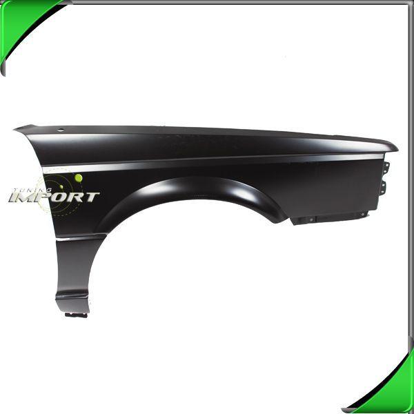 87-88 nissan sentra sedan right front fender primed black steel non coupe rh new