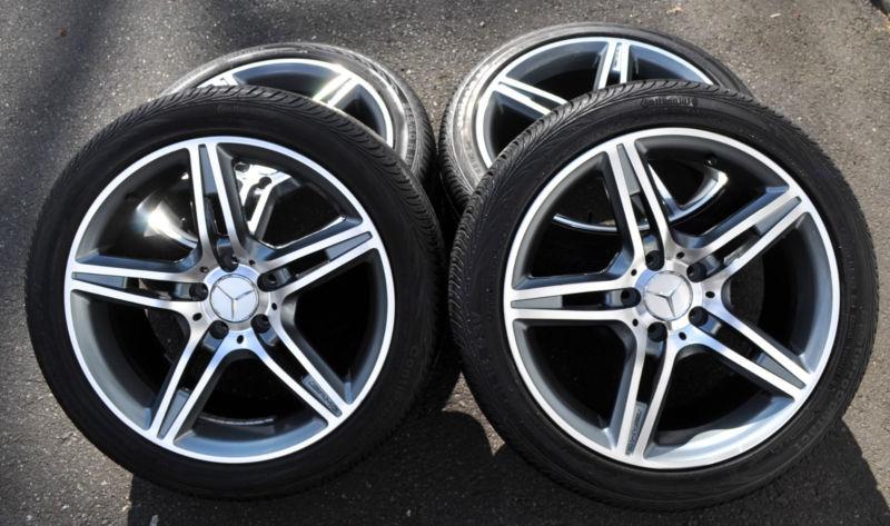 ★ mercedes 18 in 63 rims continental mo 245/40/18 tires fits e350 e500 e550 amg