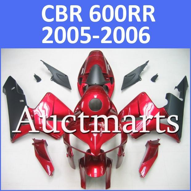 Fit honda 05 06 cbr600rr cbr 600 rr 2005 2006 fairing kit abs plastics b111 d13