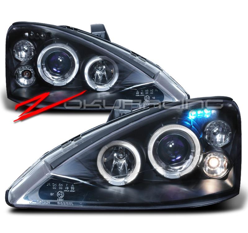 2000-2004 ford focus led projector headlights black