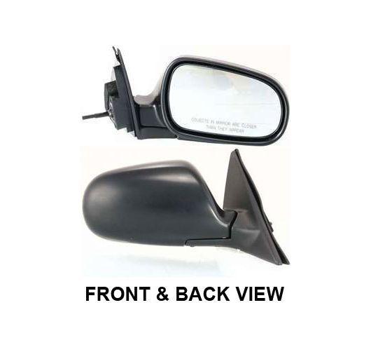 New passengers manual remote side view mirror glass housing 90-93 honda accord