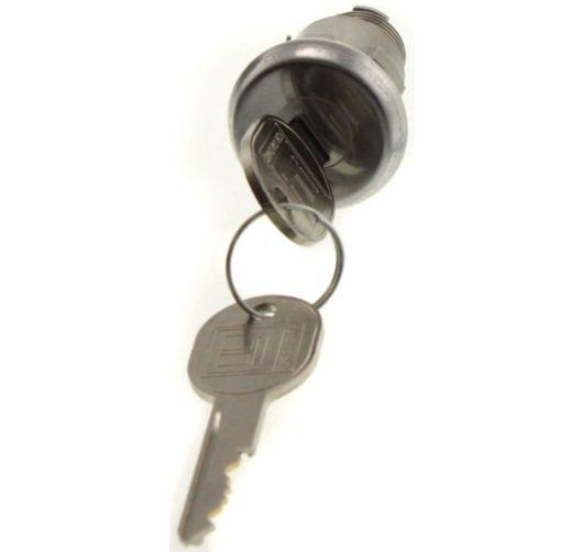 New chrome lockcraft trunk lock cylinder / for listed buick & cadillac 15752 - 1