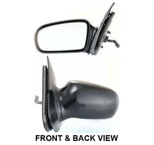 New drivers manual remote side view mirror glass housing cavalier sunfire