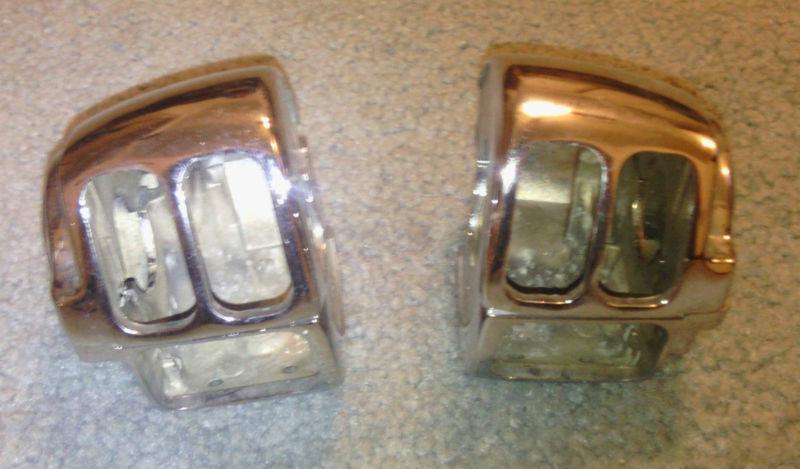 Harley chrome switch housings