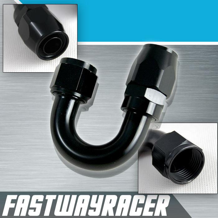 180 degree -12 an swivel fuel oil fluid air line hose end fitting 12an adapter