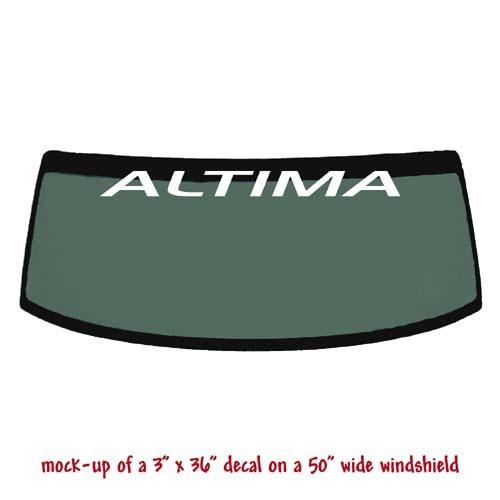 Altima - windshield banner decal sticker v2