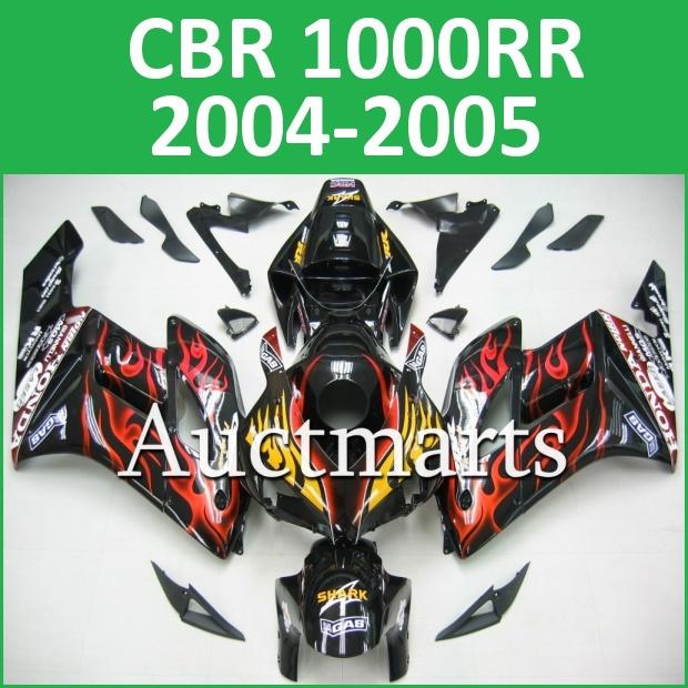 Fit honda 04 05 cbr1000rr cbr 1000 rr 2004 2005 fairing kit abs plastics d23 c13