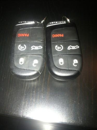 2x.....2013 chrysler keyless entry remote fob