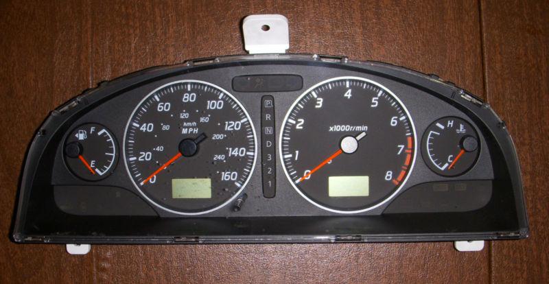 2002 2003 nissan maxima gxe gle - speedometer instrument cluster mph - oem