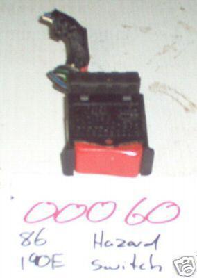 Mercedes 86 190e hazard switch 1986 190