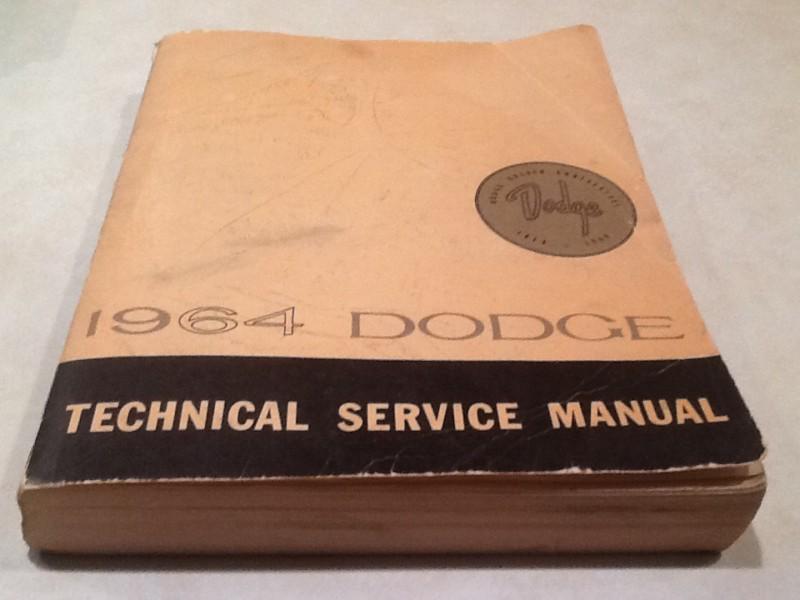 Dodge 1964 technical service manual