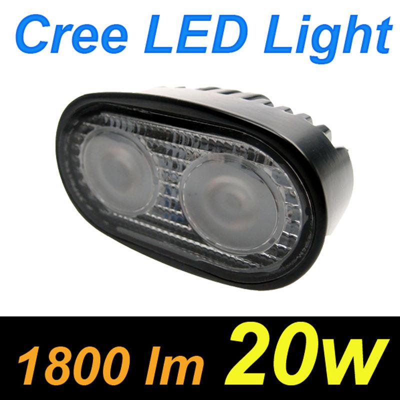 20w ip68 us cree led work light flood 1800lm lamp truck 12v 24v 4wd 4x4 atv bike