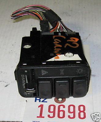 Dodge 93 caravan headlight head light/lamp switch 1993