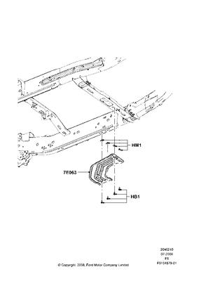 9l3z7e063a plate 09 f150