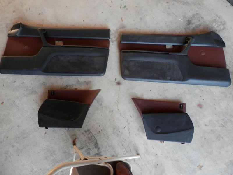 Bmw e24 m6/635csi front/back door panels complete set