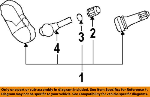 Gm oem 20927604 tire pressure sensor/part