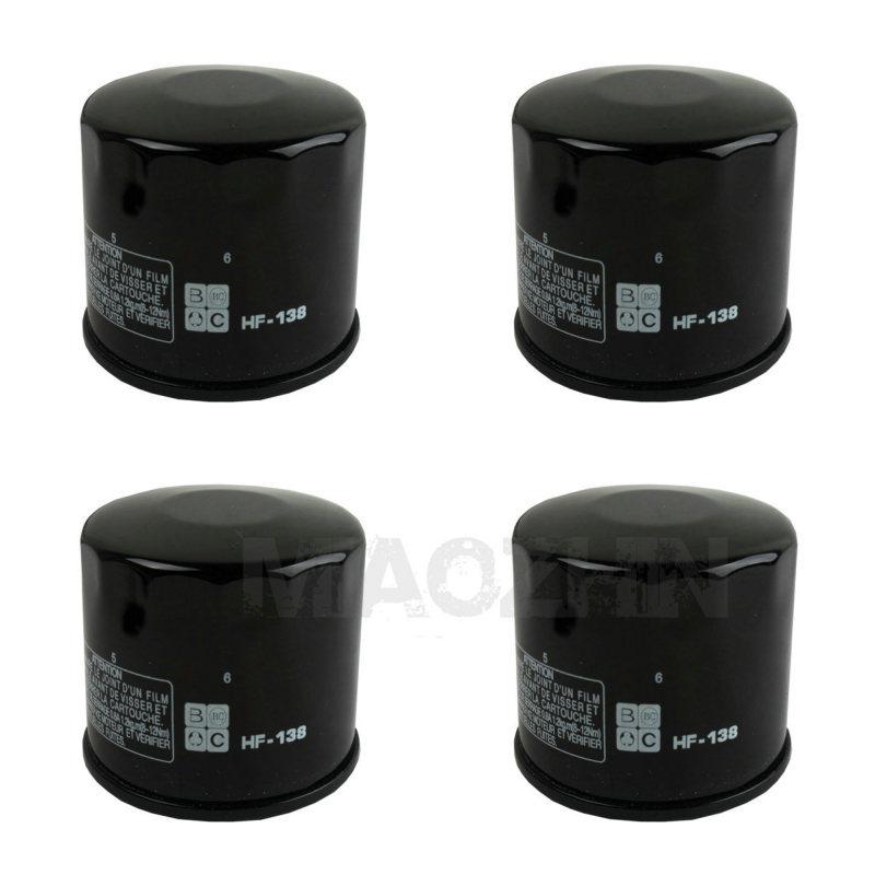 4 pcs motorcycle oil filter for arctic cat 400 400-4x4 500-4x4 500-4x4-auto new