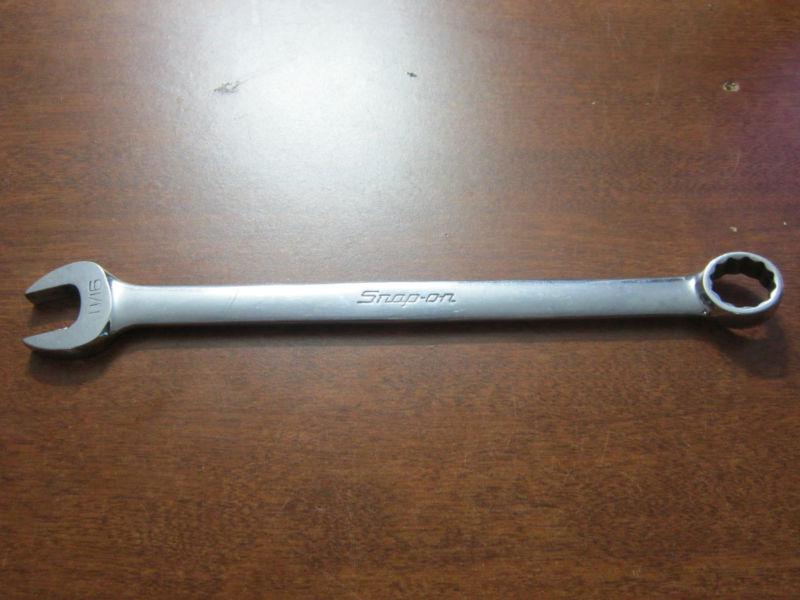 Snap-on 11/16" inch  combination wrench oex22a 10  inches long tool usa