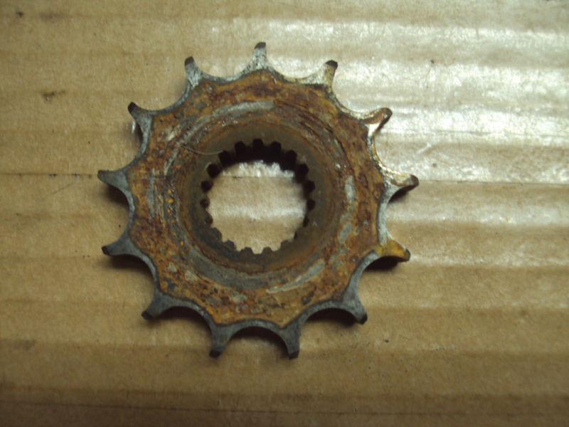 Suzuki dr 100 80 ds 125 motorcycle 13t 13 tooth sprocket front drive