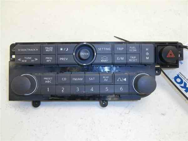 2005 nissan quest info radio satellite control panel oe