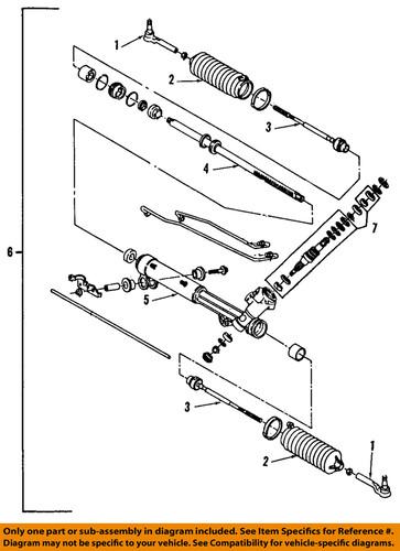 Buick gm oem 19153559 rack & pinion complete unit