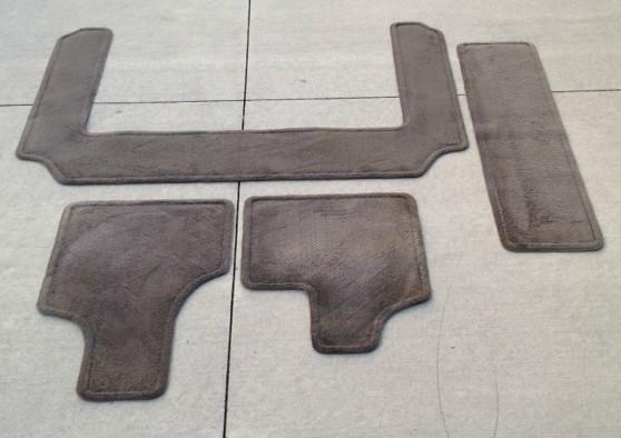 2002 chrysler town and country ex gray floor mats set 