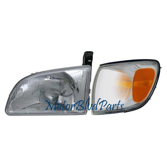 98-00 sienna headlight+corner side marker left driver