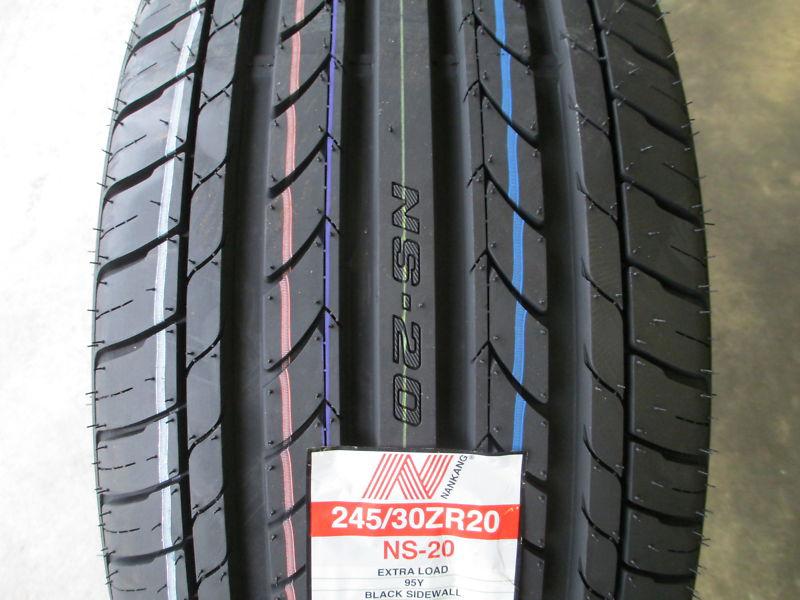 2 new 245/30zr20 inch nankang ns-20 tires 245 30 20 2453020 r20 