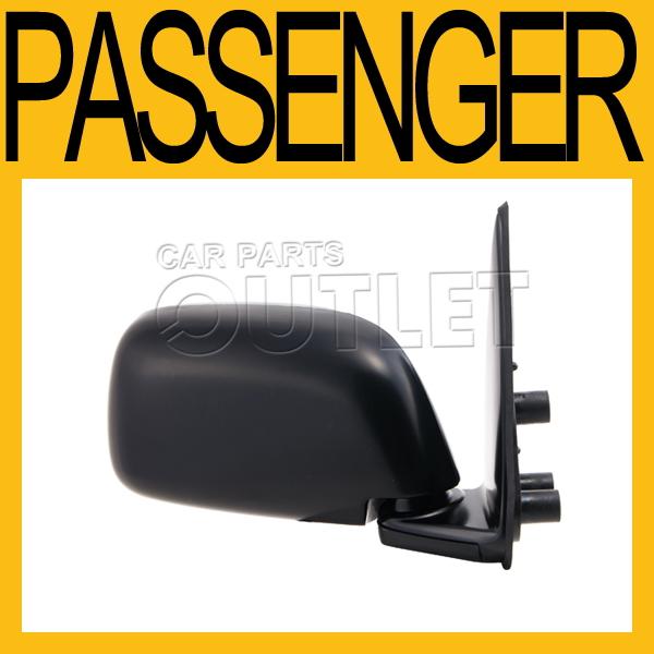 1995-1999 toyota tacoma manual side mirror no remote 2/4wd w/o offroad pkg right