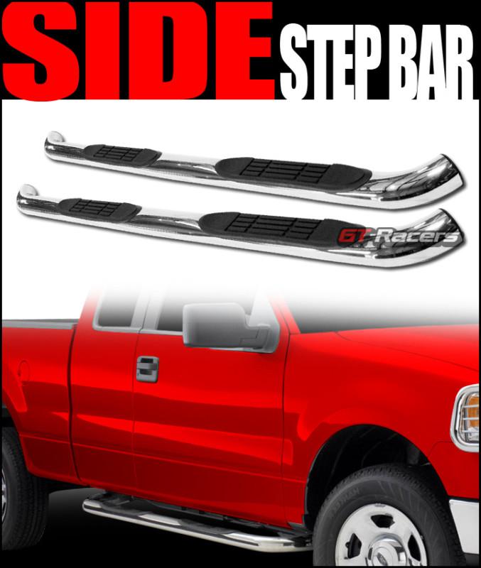 3" t-304 side step nerf bars rail running boards 2002-2005 explorer 4 door cs2