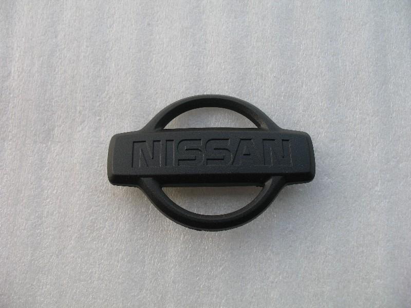 97-99 nissan maxima flat matte black blackout blacked out emblem logo badge sign