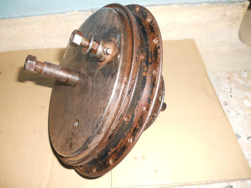 Ajs & matchless early rigid model else ? motorcycle front hub , used