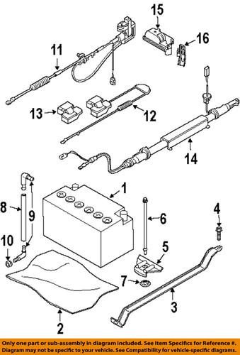 Bmw oem 61126989780 battery-positive cable