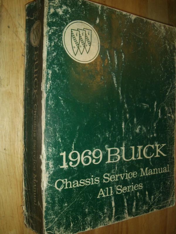 1969 buick shop manual original gm book / skylark / riviera / lesabre / electra+