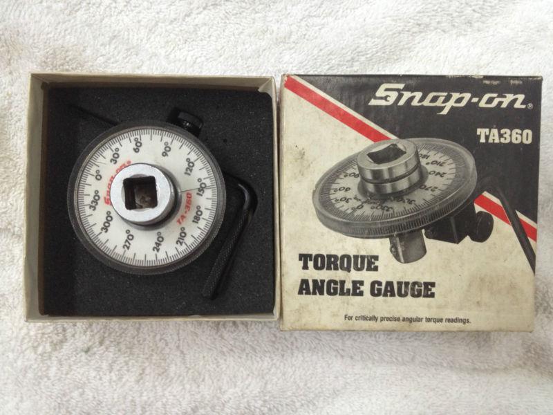 Snap on ta360 torque angle gauge, 1/2" square drive