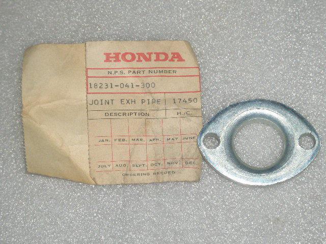 1969-1971 honda z50a k0 k1 k2 z 50 mini trail bike exhaust pipe joint flange nos