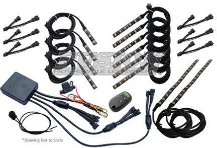 Fusion mcx6s3 stage 3 led motorcycle kit