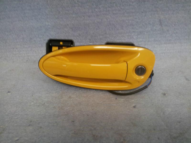 2006 porsche cayman driver side door handle yellow