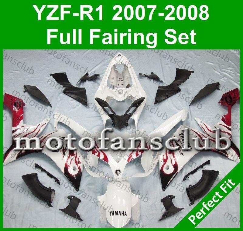 Fit yamaha yzf r1 07 08 yzfr1 2007 2008 1000 fairing bodywork plastics #10 b